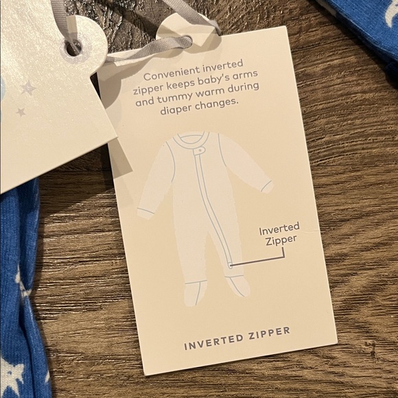 Cloud Island Navy Shark Pattern Kids Infant Baby Footie Sleeper - 3 Pack - Picture 7 of 8